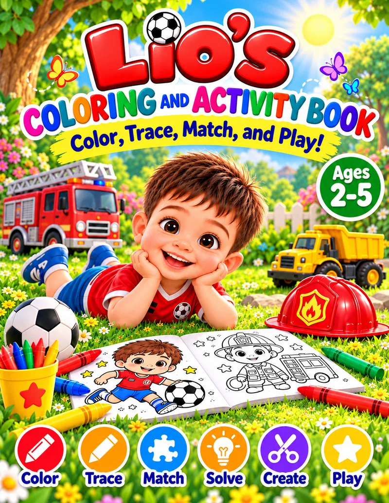Cover of Lio's Coloring and Activity Book